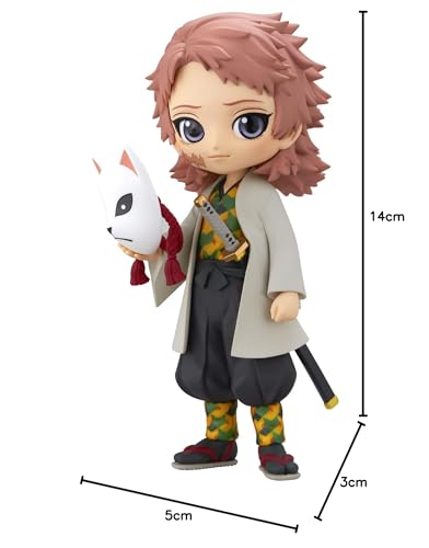 Banpresto BP18719 Figurine Q Posket Sabito Demon Slayer 14 cm, Multicolore Banpresto BP18719 Figurine Q Posket Sabito Demon Slayer 14 cm, Multicolore